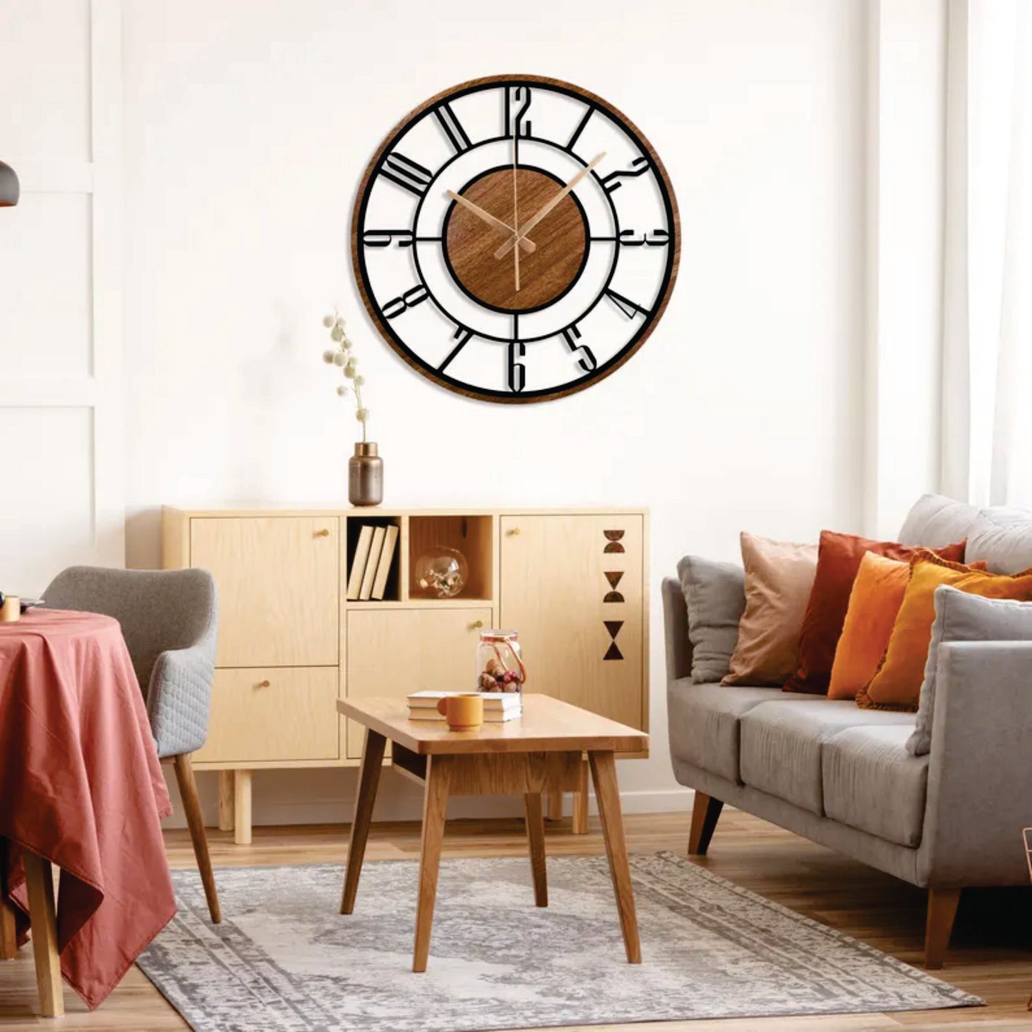 Wooden Wall Clock